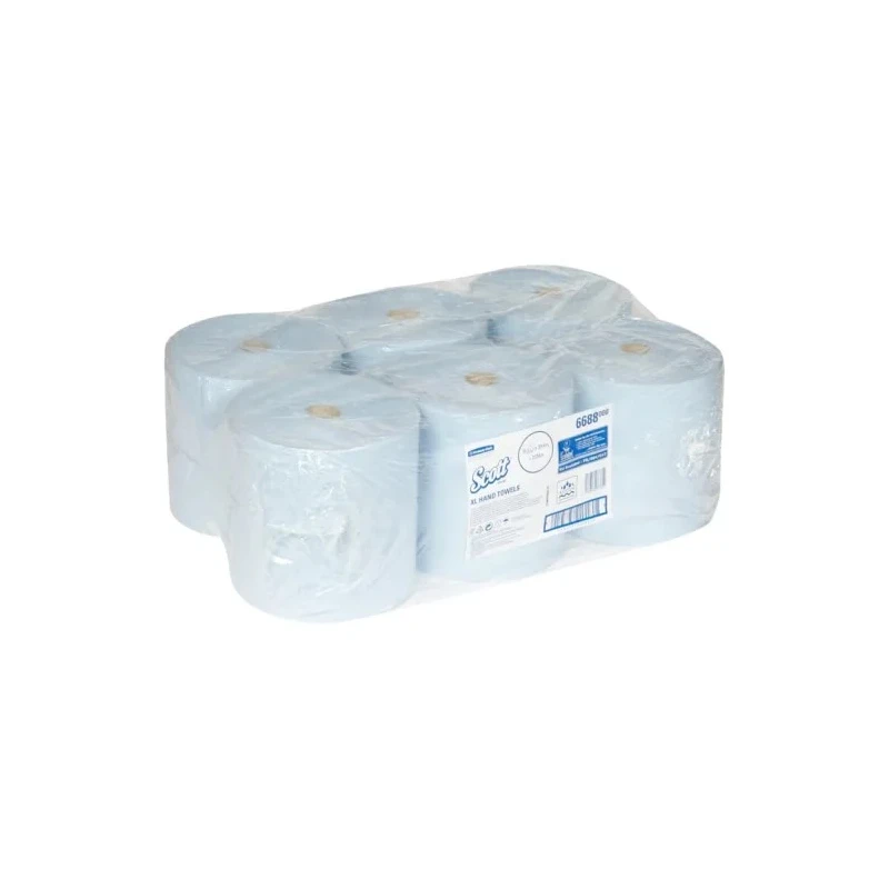 SCOTT Roll Hand Towels 1 Ply Blue Paper Towel Roll 3540000 x 200 mm Sheet Size 6 Sheets 6688