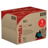 WYPALL WypAll® X60 General Clean™ Blue Cloths for Industrial Dry Cleaning, Single Use, 418 x 283 mm, Box of 200 Sheets 8370