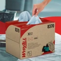 WYPALL WypAll® X60 General Clean™ Blue Cloths for Industrial Dry Cleaning, Single Use, 418 x 283 mm, Box of 200 Sheets 8370