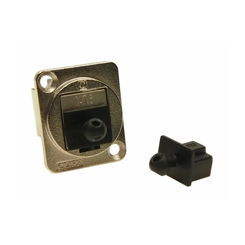 RS PRO Dust Cap for use with RJ45 Connectors Black Compatible with Cat5e and Cat6 RJ45 Feedthrough RJ45