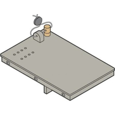 Entrelec Mains Test Block Protective Cover DIN Rail Mount Grey Colour 73mm H x 49mm W x 30mm D 1SNA166888R2100