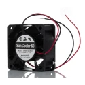 Sanyo Denki 9A Series Axial Fan 12V DC 2.88W 27.6 CFM 6300 RPM Ball Bearing 60x60x25mm 9A0612G402