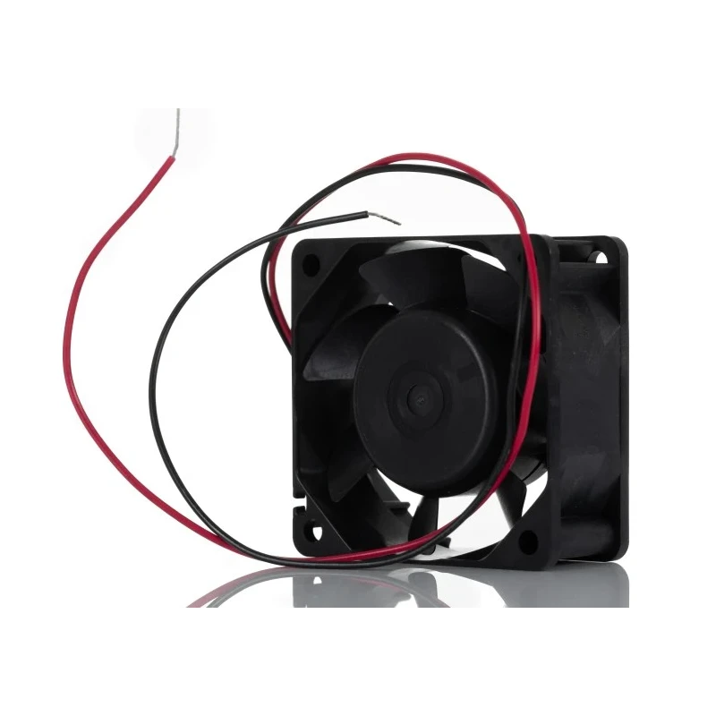 Sanyo Denki 9A Series Axial Fan 12V DC 2.88W 27.6 CFM 6300 RPM Ball Bearing 60x60x25mm 9A0612G402