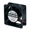 Sanyo Denki 9A Series Axial Fan 12V dc 1.32W 31.8 m³/h 60x60x25 mm 9A0612H402