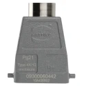 HARTING Han B Range Heavy Duty Power Connector Hood 1 Lever Die Cast Aluminium IP65 Germany 09300060442
