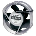 Sanyo Denki 109E Series Axial Fan 24V DC 509.7 m³/h Air Flow 31.2 W Power 1.3 A Max Current 172 mm Square Frame 109E5724K501