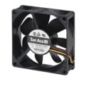 Sanyo Denki 109R Series Axial Fan 12V DC 2.16W 180mA 72m³/h 80mm x 80mm x 25mm 109R0812S401
