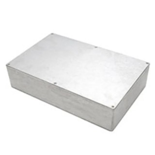 Deltron Aluminium Enclosure Flanged 459 Series IP54 Rating 65 mm x 275 mm x 176 mm 