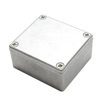 Deltron Grey Blue Black Aluminium Enclosure 30 mm x 61 mm x 56 mm IP54 