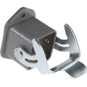 HARTING Han A Range Heavy Duty Power Connector Housing Bulkhead Mount Die Cast Zinc IP67, IP65, IP44 3A 09200030301