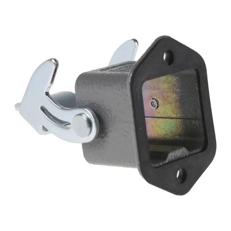 HARTING Han A Range Heavy Duty Power Connector Housing Bulkhead Mount Die Cast Zinc IP67, IP65, IP44 3A 09200030301