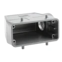 HARTING Han B Range Heavy Duty Power Connector Hood 2 Lever, Size 16B, Die Cast Aluminium Body, IP65, Model 09300160520
