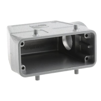 HARTING Han B Range Heavy Duty Power Connector Hood 2 Lever, Size 16B, Die Cast Aluminium Body, IP65, Model 09300160520