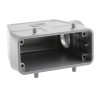 HARTING Han B Range Heavy Duty Power Connector Hood 2 Lever, Size 16B, Die Cast Aluminium Body, IP65, Model 09300160520