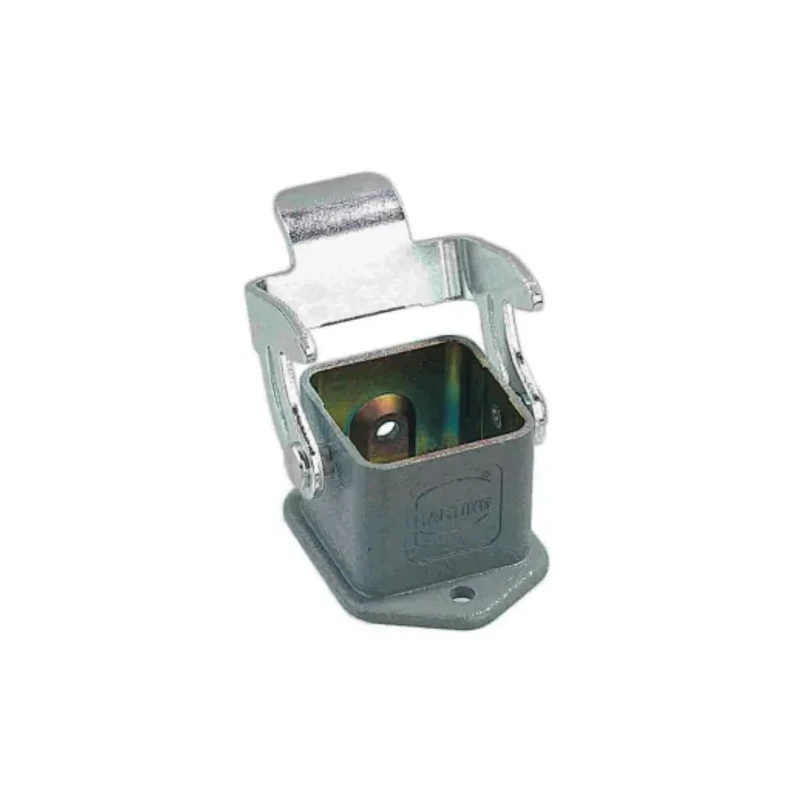 HARTING Han A Range Heavy Duty Power Connector Housing Bulkhead Mount Die Cast Zinc IP67, IP65, IP44 3A 09200030301