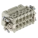 HARTING Heavy Duty Power Connector Insert 16A 600V Han A Series Female 10 Contacts 09200102812