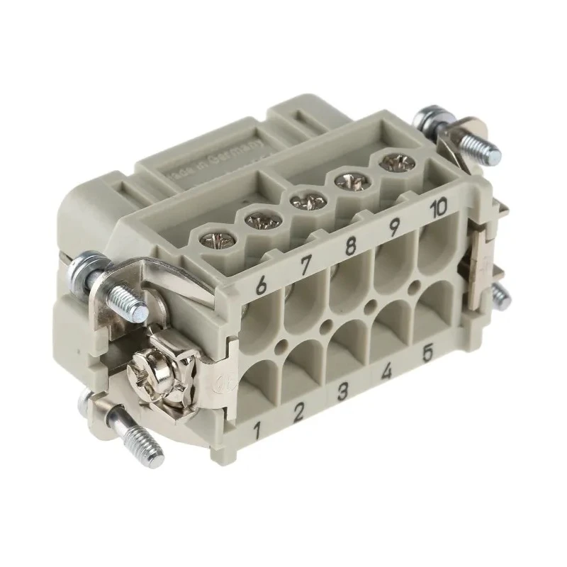 HARTING Heavy Duty Power Connector Insert 16A 600V Han A Series Female 10 Contacts 09200102812