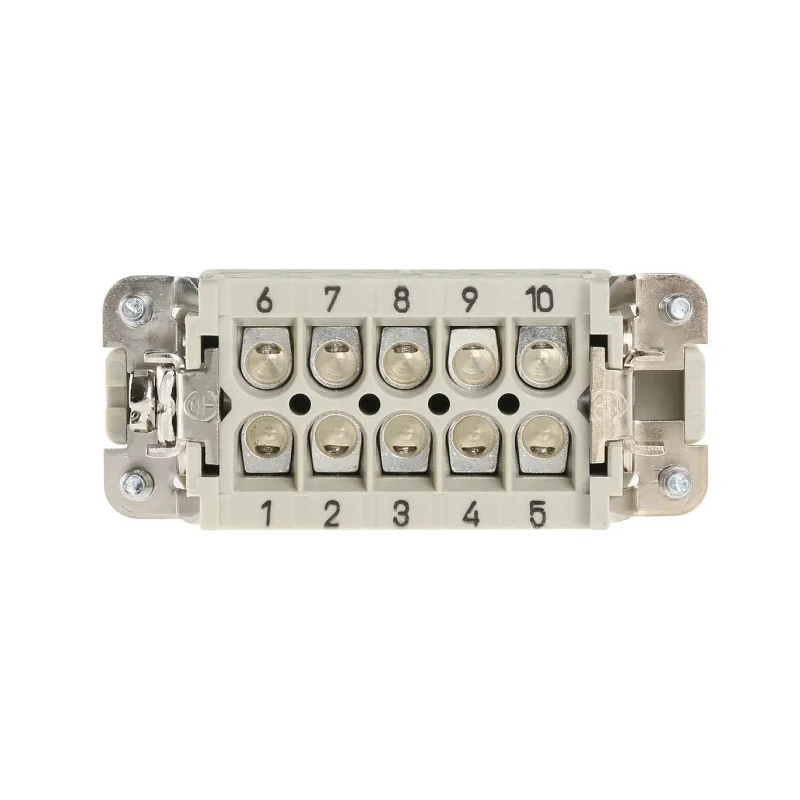 HARTING Heavy Duty Power Connector Insert 16A 600V Han A Series Female 10 Contacts 09200102812