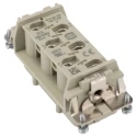 HARTING Heavy Duty Power Connector Insert 35A 690V Han HSB Series Female 7 Contacts 09310062701