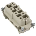 HARTING Heavy Duty Power Connector Insert 35A 690V Han HSB Series Female 7 Contacts 09310062701
