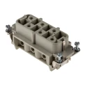 HARTING Heavy Duty Power Connector Insert 35A 690V Han HSB Series Female 7 Contacts 09310062701