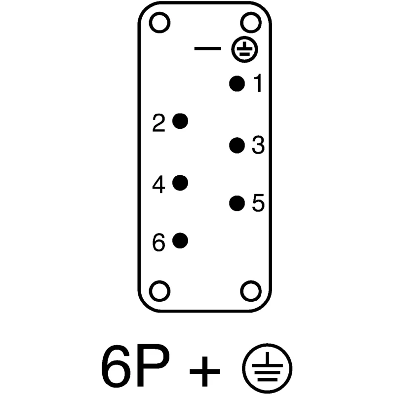 HARTING Heavy Duty Power Connector Insert 35A 690V Han HSB Series Female 7 Contacts 09310062701