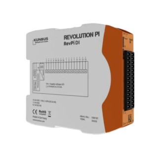 Revolution PI PLC I/O Module RevPI DI 16I Series for Use with Revolution Pi Core, Revolution Pi Connect 12, 24V dc PR100195