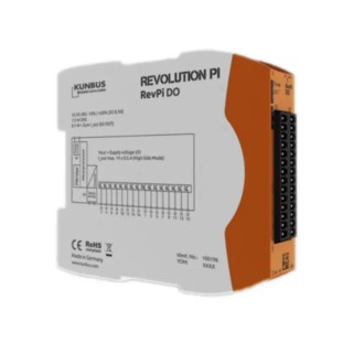 Revolution PI PLC I/O Module RevPI DO 16O Series, 12-24V DC, IP20, Industrial Digital Output Module PR100196