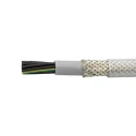 Alpha Wire Pro-Met Control Cable 7 Cores 0.75mm² Screened Transparent Polyvinyl Chloride Sheath 100m 470077CY CL033