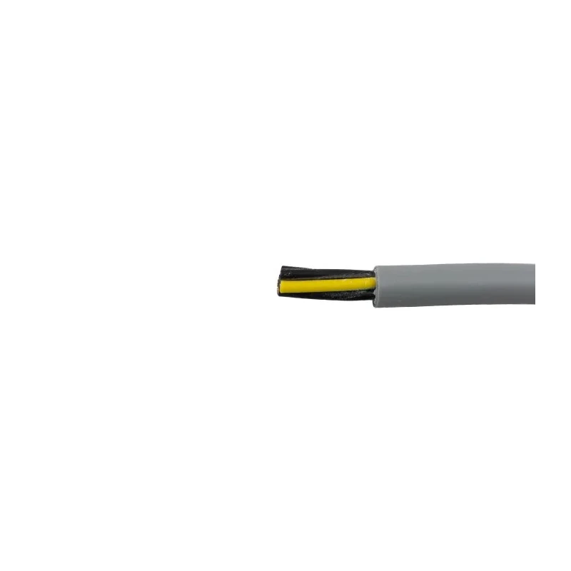Alpha Wire Pro-Met Control Cable 12 Cores 0.75mm² Unscreened 100m Grey Polyvinyl Chloride Sheath 470127YY GE033