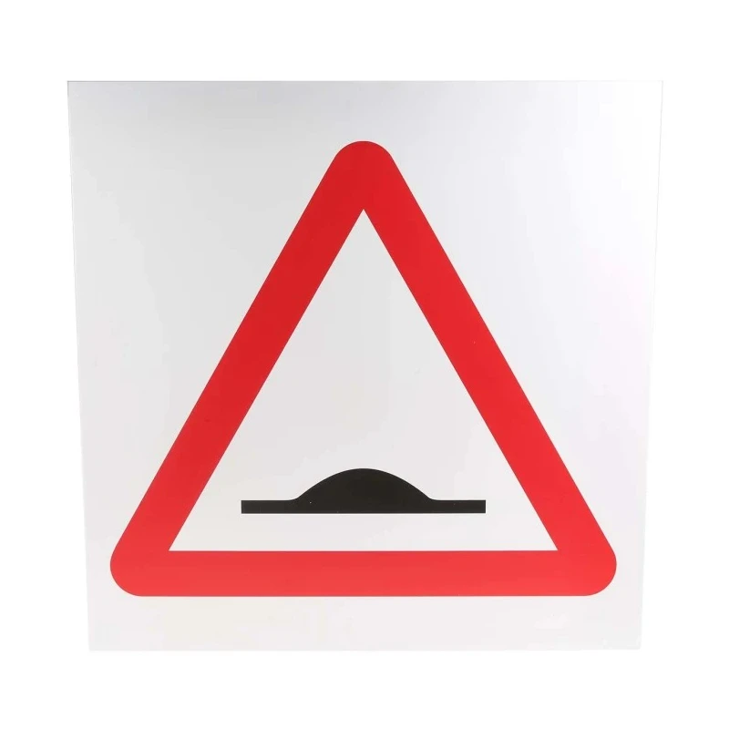 RS PRO Plastic Road Hump Speed Humps Sign 450 mm Height x 450 mm Width 181-2260