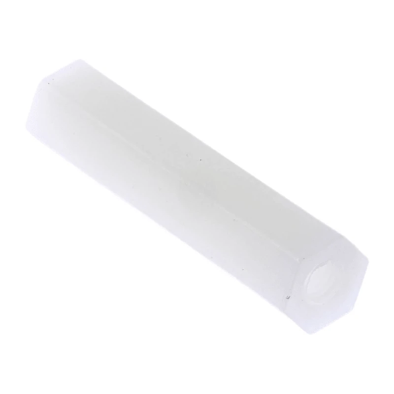 RS PRO Standoff M3, 25 mm Body, Polyamide 66 Hex Body Female/Female Thread 5.5mm Across Flat 325-716