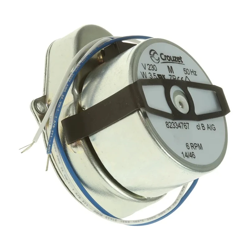 Crouzet 3 W 230V Clockwise AC Geared Motor Panel Mounting 82334767