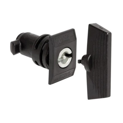 Schneider Electric Black Locking Handle T-Handle 10 x 38 mm NSYCDBPLM