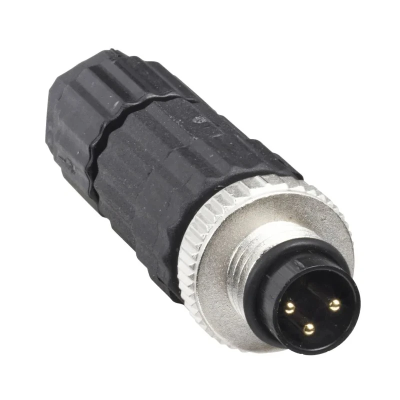 Telemecanique Sensors Circular Connector M8 3 Contacts Plug Male Cable IP67 75V 4A XZCC8MDM30V