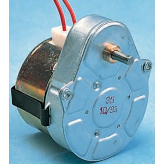 Crouzet Ovoid AC Synchronous Geared Motor, Counter Clockwise Rotation, 3W, 1 Phase, 230V, Panel Mounting 82334728