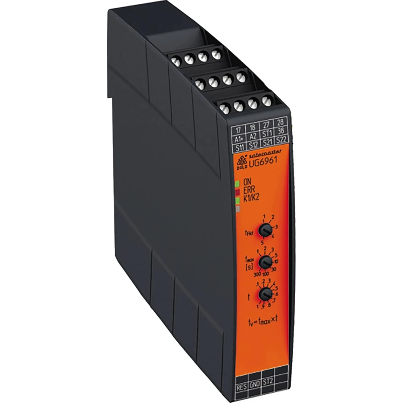 Dold DIN Rail Timer Relay 2-Contact 24 V dc 300 s 5-Function DPST Switch Configuration UG6961