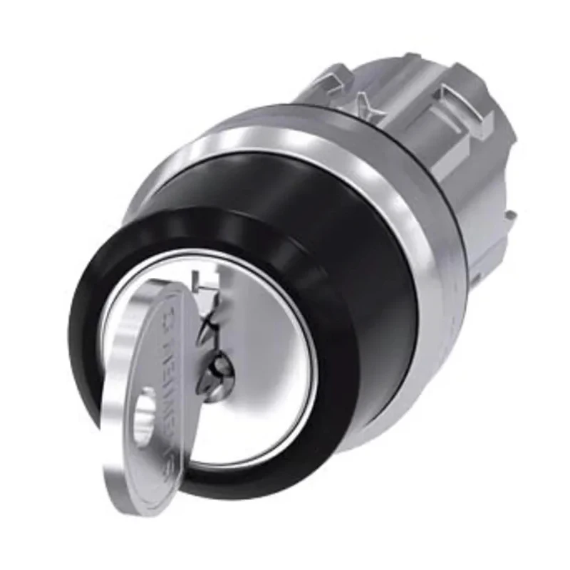 Siemens SIRIUS ACT 3SU10 3-position Key Switch Head, Latching, 22 mm Cutout 3SU1050-4DL11-0AA0