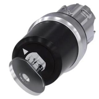 Siemens SIRIUS ACT Key Switch Head 2-position Latching 22 mm Cutout 3SU1050-5PF11-0AA0