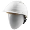 Skytec White Ventilated Adjustable Safety Helmet with 6-Point Suspension Pinlock Harness 2C60D0WS0000