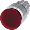 Siemens SIRIUS ACT 3SU10 Series Red Latching Push Button Switch, 22 mm Cutout, Metal, IP66/IP67/IP69K 3SU1051-1AA20-0AA0