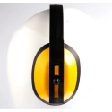 JSP J Muff Ear Defender with Headband, 25 dB SNR, Yellow Black, Model AEA000-010-200