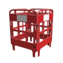 JSP Red Folding Safety Barrier 750mm Length 1m Height KBU023-000-600