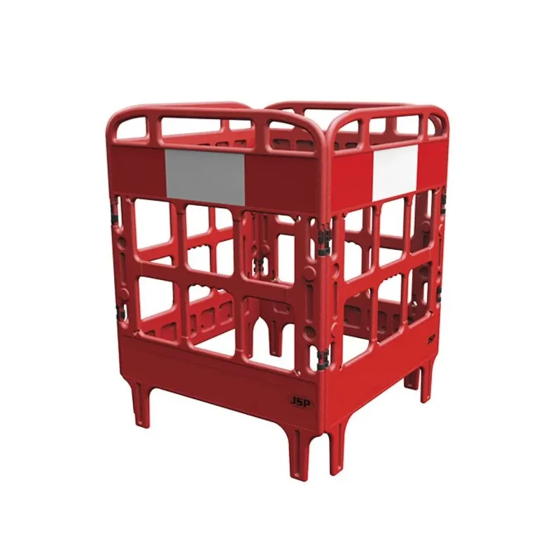 JSP Red Folding Safety Barrier 750mm Length 1m Height KBU023-000-600