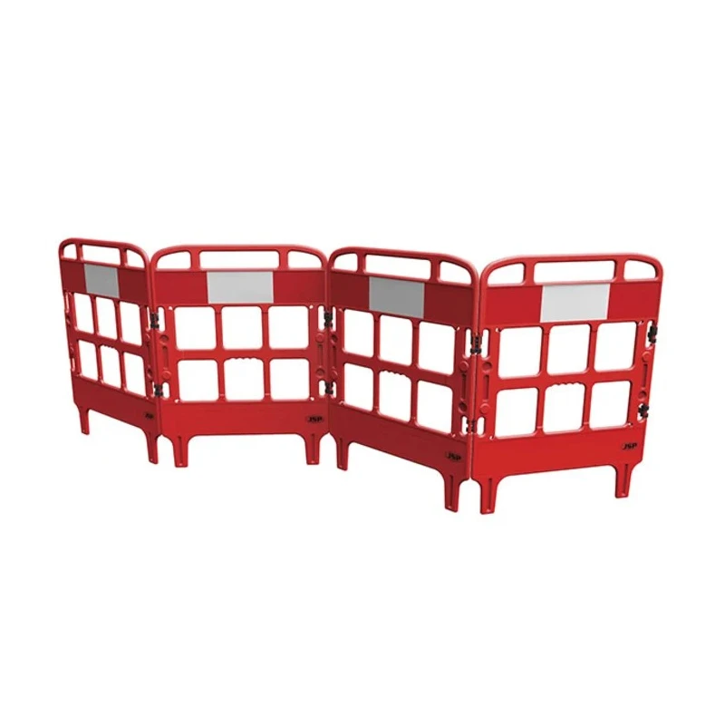 JSP Red Folding Safety Barrier 750mm Length 1m Height KBU023-000-600