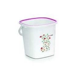 actionware-nova-square-plastic-bucket-25-ltr-flower-print