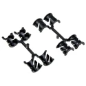 HellermannTyton Cable Joint Branch Connector Block 3 x 0.5mm² to 3 x 2.5mm² Flame 435-01655 Relilight V32.5P1-PA66V0/SI-BK