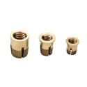 Schneider Electric Plastic Threaded Insert M5 Nut, Multi-Purpose Plastic Material, RoHS Compliant NSYTEX5