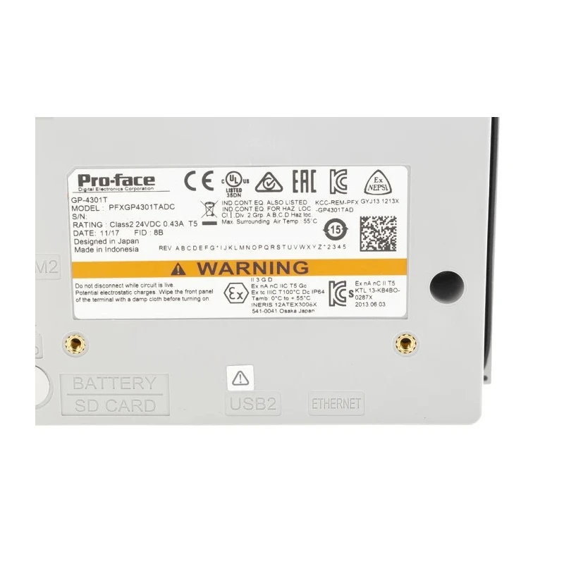Pro-face GP4000 TFT Series Touch Screen HMI 5.7 in TFT LCD Display 320x240 pixel 