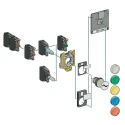 Schneider Electric Legend and Legend Holder Kit for Use with XALK, XALD, XB7, XALE, XB4, and XB5 Series ZBY2307